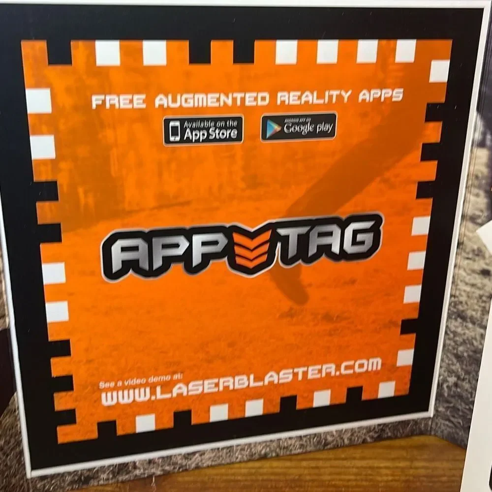 App Tag ArCade Games‎ Laser Battle works with any iPhone, Hex 3